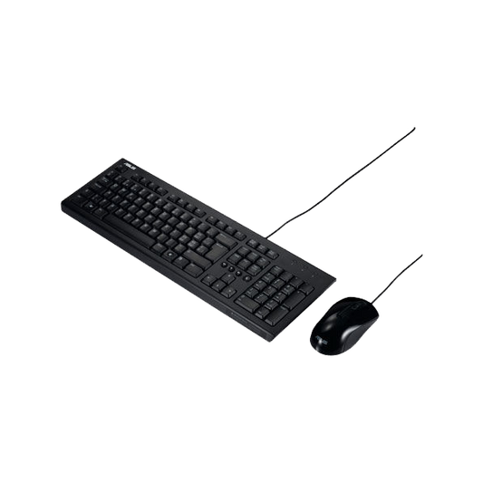 ASUS ACCY Egér+Bill U2000 Vezetékes Magyar, Fekete