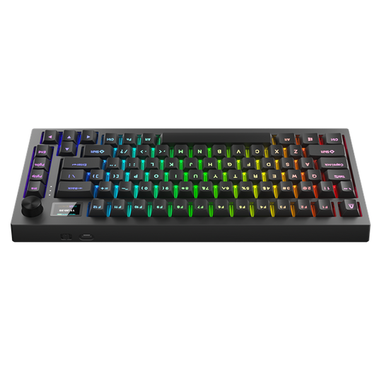 AVAX Vezetékes/Vezeték Nélküli Billentyűzet GM02 PRO USB, Fekete, Mechanikus, Red Switch, HUN