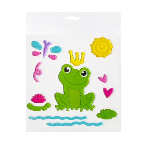 Ablakzselé 20x20 cm béka