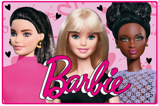 Barbie szőnyeg, fürdőszobai kilépő - 80 x 120 cm