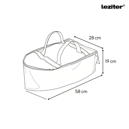 Etetőhajó táska C,X,Z,V modellekhez 58x28x19 cm zöld