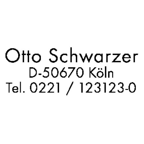 Bélyegzőház Trodat 4910 4.0 fekete, kék párnával