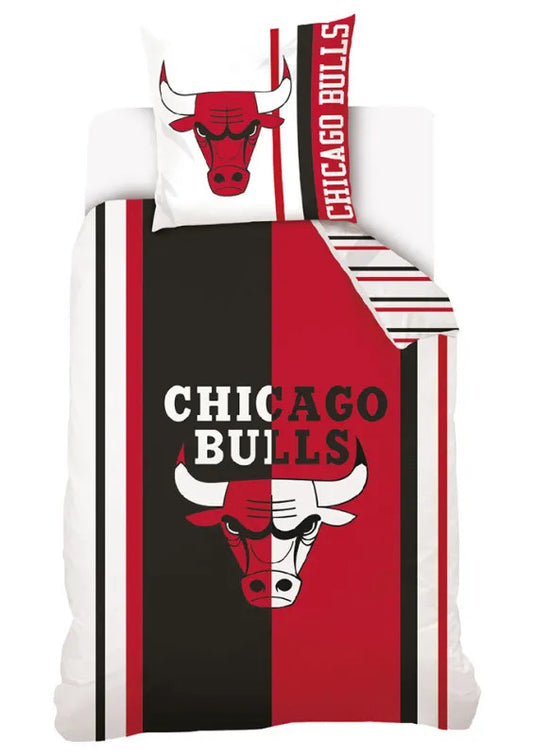 CHICAGO BULLS ágyneműhuzat-szett 100% pamut 140x200 + 70x90