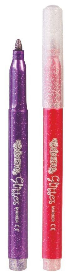Filctoll készlet 6 db-os, csillogó, Colorino Glitter