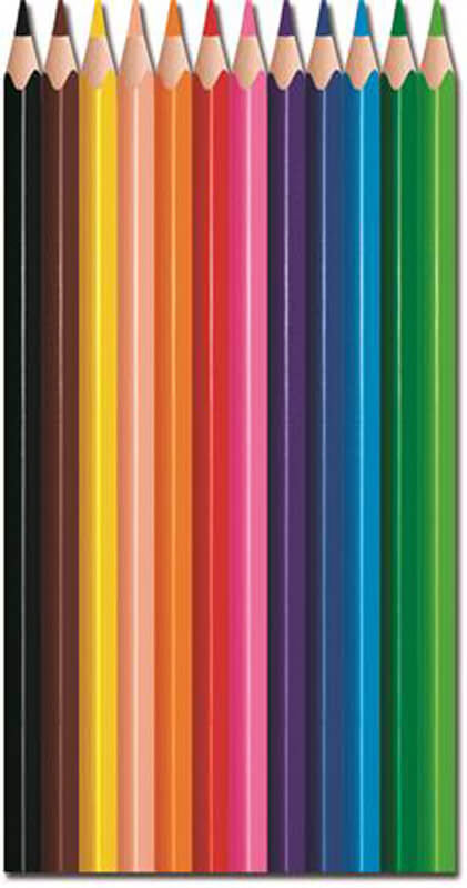 Színes ceruzakészlet 12 db-os, Maped Color Peps Strong, háromszög test