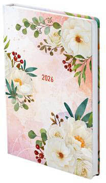 Toptimer határidőnapló, B/6, heti tervező, 2026, Joy, tearózsa