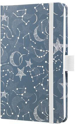 Sigel határidőnapló, A/6, heti tervező, kemény borító, 2026, Jolie, Cosmic Fantasy Blue