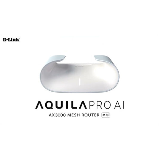 D-LINK Wireless Router Dual Band AX3000 1xWAN(1000Mbps) + 4xLAN(1000Mbps), M30/E