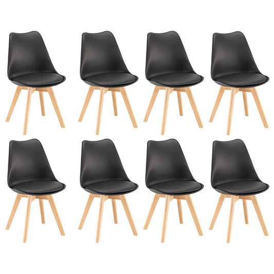 Silla étkezőszék 8 db fekete színben