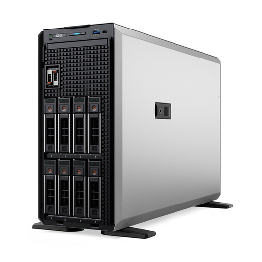 DELL ISG szerver - PE T360 torony (8x3.5"), 6C 6333P 3.1GHz, 1x32GB, 2x480GB RI SSD; H755, iD9 En., 2x700W.