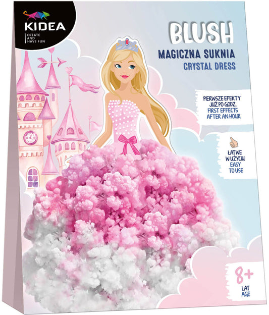 Varázslatos hercegnő ruha, Blush Magic Crystal Dress, Kidea, rózsaszín-fehér