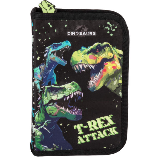 Dinoszaurusz tolltartó, klapnis, töltött, DN20, T-Rex Attack