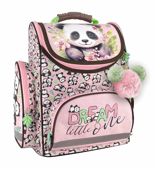 Pandás ergonómikus iskolatáska 37x27x16cm, PA10