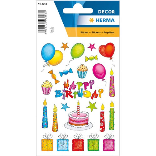 Dekormatrica Herma csillámos születésnap