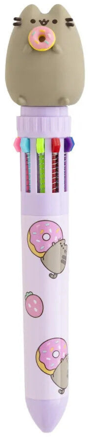Pusheen cicás golyóstoll, 10 színű, Pusheen figurával, Moments