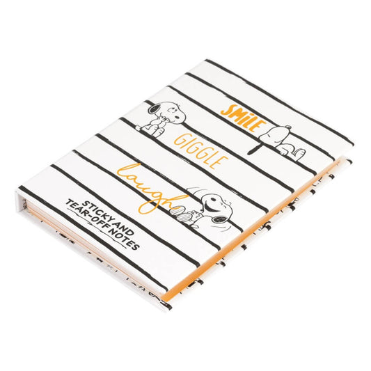 Snoopy jegyzettömb, post-it tömbökkel, jelölőcímkékkel, Snoopy Lazy Days
