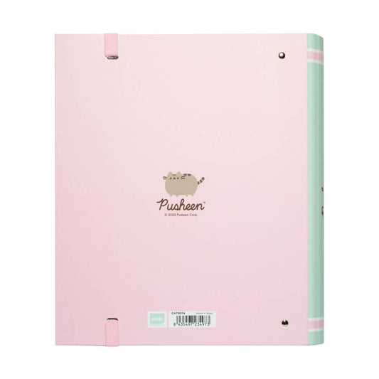 Pusheen cicás gyűrűskönyv A/4, 4 gyűrűs, Foodie Collection