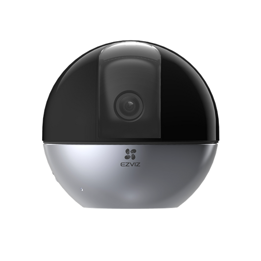 EZVIZ E6 3K beltéri kamera, 360° panorámakép, Apple Home Kit kompatibilis AI alapú emeber/ állat érzékelés, kamera hívás