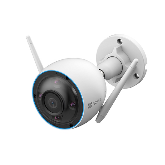 EZVIZ H3 2K 3 MP kültéri kamera, színes éjszakai látás, alakérzékelés, alumíniumötvözet ház, mikroSD 512GB