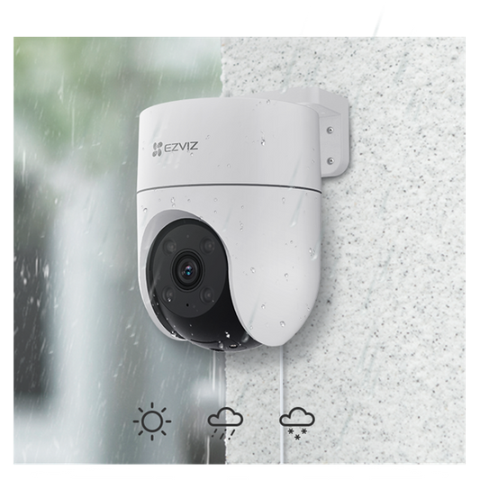 EZVIZ H8C SE 2K 3MP kültéri kamera, 360° panoráma kép, színes éjszakai látás,  kétirányú beszéd, 512 GB