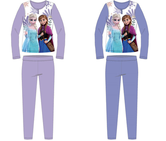 Disney Jégvarázs jersey pamut pizsama - lila - 104