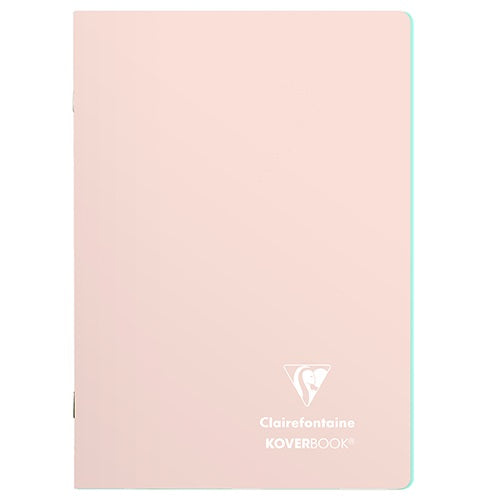Füzet Clairefontaine Koverbook Blush A/5 48 lapos PP borítású vonalas púderrózsaszín