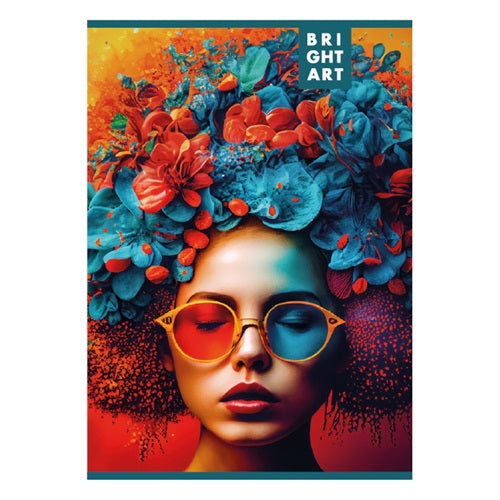 Füzet pd A/4 60 lapos sima Brightart