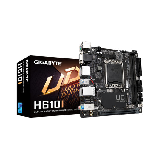 GIGABYTE Alaplap S1700 H610I INTEL H610, mini-ITX