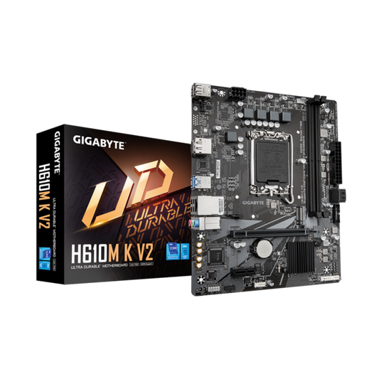 GIGABYTE Alaplap S1700 H610M K V2 INTEL H610, mATX
