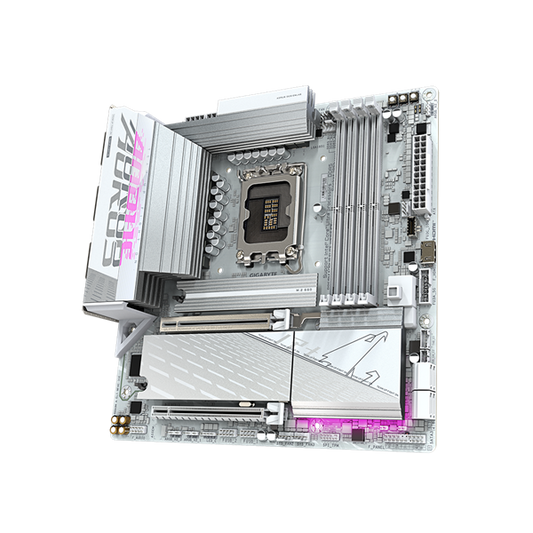 GIGABYTE Alaplap S1851 B860M AORUS ELITE WIFI6E ICE INTEL B860, mATX