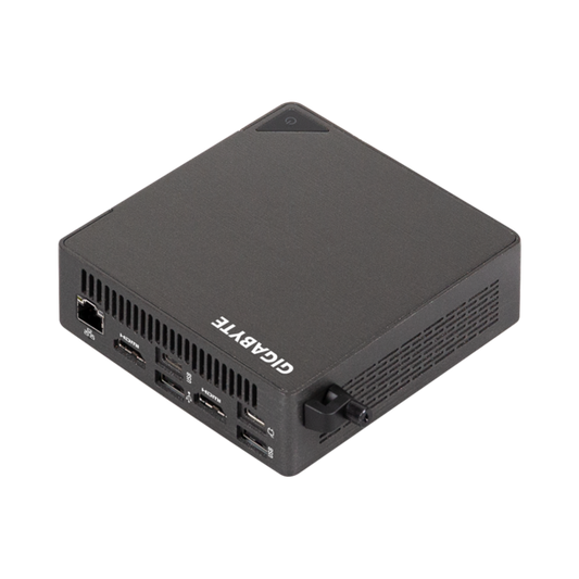 GIGABYTE PC BRIX, Intel Core Ultra U5 225H 4.9GHz, 2xHDMI, Displayport (Type C), LAN, WIFI, BT, 7xUSB