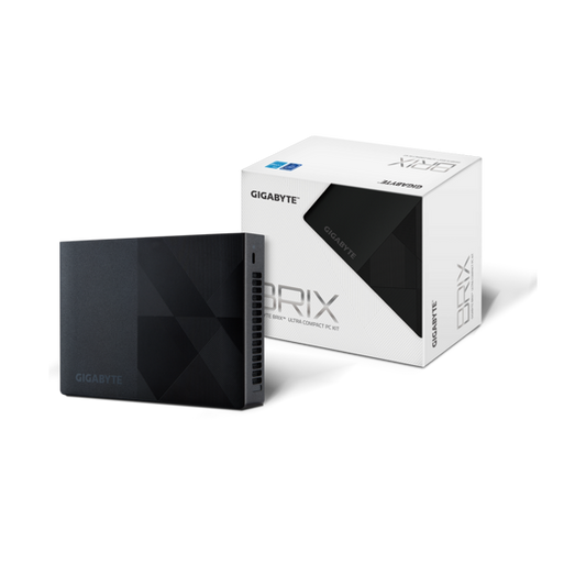 GIGABYTE PC BRIX, Intel N-series N200 3.7GHz, 2xHDMI, Displayport, LAN, WIFI, BT, 6xUSB