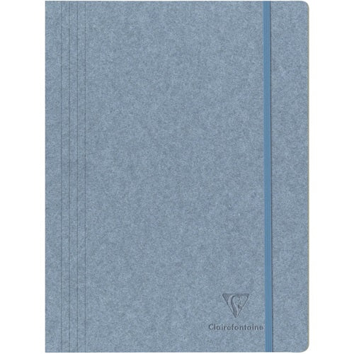 Gumis mappa Clairefontaine Jeans & Cocoa 24x32 cm, Jeans