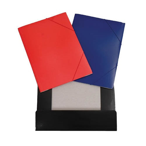 Gumis mappa karton A/4 fekete