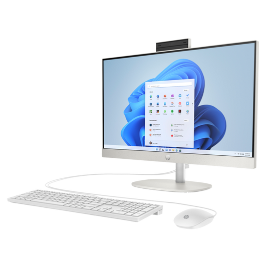 HP AIO 24-cr0010nn 23.8" FHD AG IPS, Core i3-N300 2.4GHz, 8GB, 512GB SSD, fehér