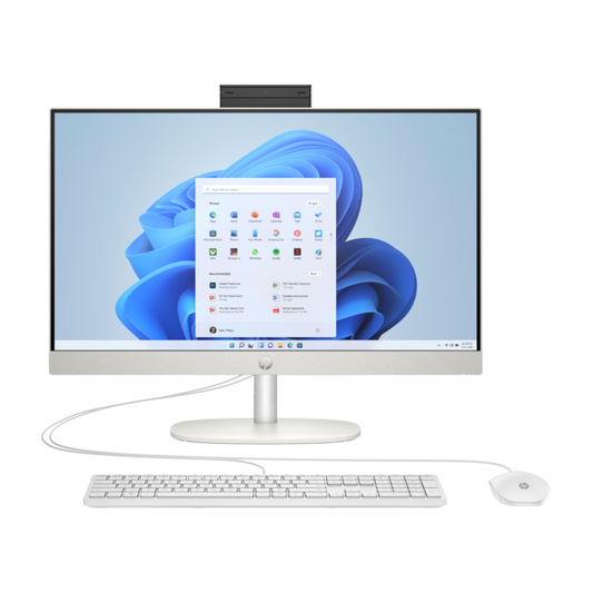 HP AIO 24-cr0010nn 23.8" FHD AG IPS, Core i3-N300 2.4GHz, 8GB, 512GB SSD, fehér