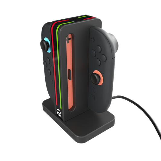 HYPERKIN Power Spire Nintendo Switch 2 Joy-Con Töltőállvány, Fekete