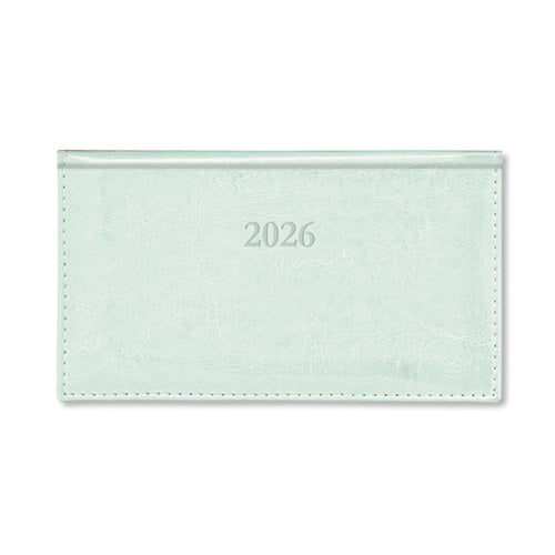 Határidőnapló Period Border Zsebnaptár fekvő  körbev. Menta 2026
