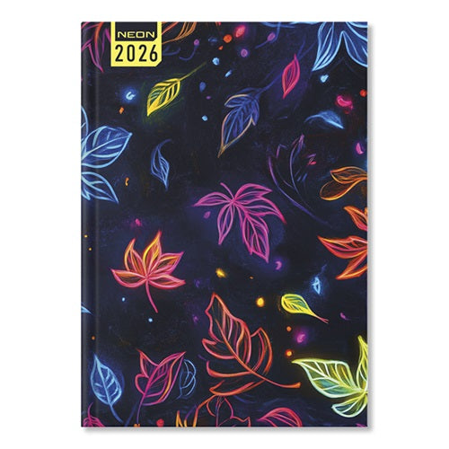 Határidőnapló Period Neon A/5 napi Leaf papír 2026