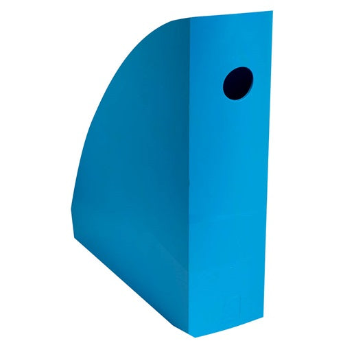 Iratpapucs műanyag Exacompta Bee Blue A/4+ 11 cm gerinccel türkizkék