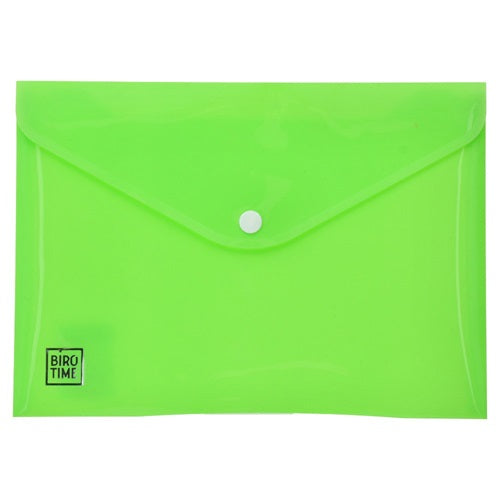Irattartó tasak BiroTime A/5 patentos zöld