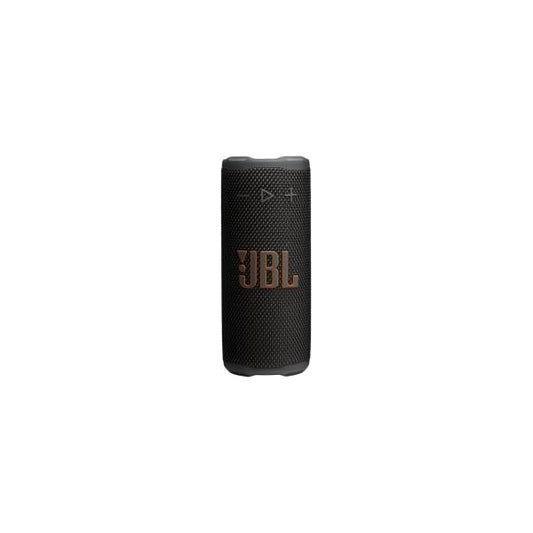 JBL GRIP BLK hordozható bluetooth  hangszóró, fekete, app vezérlés, USB, vízálló, porálló, beépített hangulat világítás