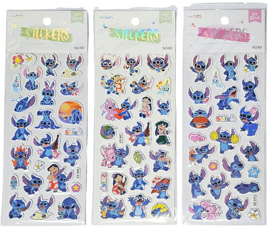 Stitch matrica, EVA, 11x24cm (XD), többféle