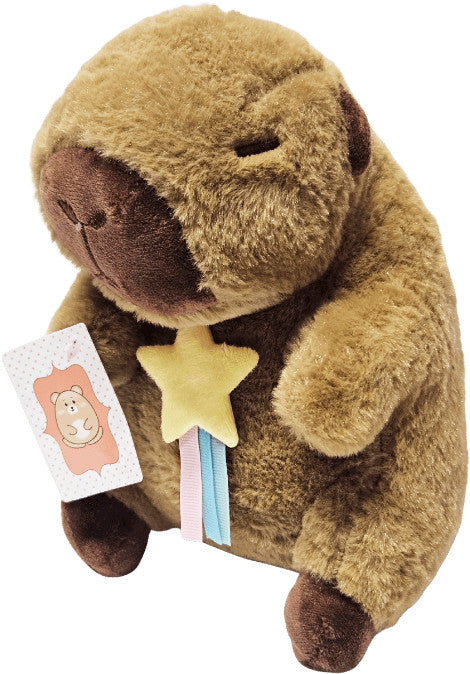 Kapibara plüss figura kiegészítőkkel, kb. 22cm, többféle változat