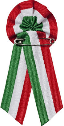 Kokárda, 4x9cm, biztosítótűvel