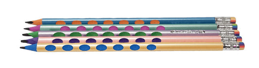 Grafitceruza 2B, radírral, ergonomikus, háromszög test (ZL448)