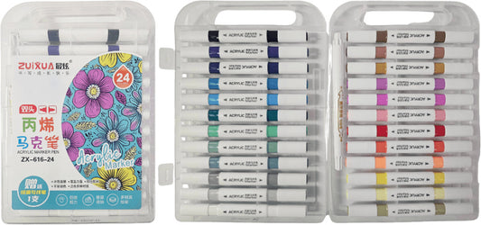 Akril filctoll készlet 24+1 db-os, ZX-616-24