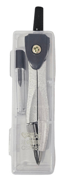 Körző készlet, fém, 2db-os, mini