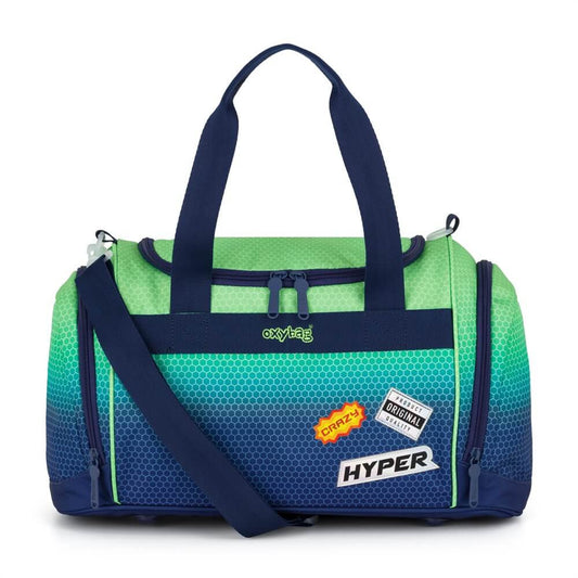 Oxybag sporttáska, 48x28x22cm, Ombre Blue, kék-zöld