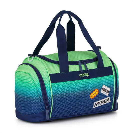 Oxybag sporttáska, 48x28x22cm, Ombre Blue, kék-zöld